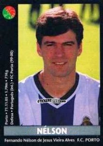Sticker Nélson - Futebol 2000-2001 n. 20 - Panini
