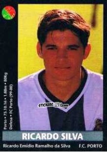 Sticker Ricardo Silva - Futebol 2000-2001 n. 23 - Panini