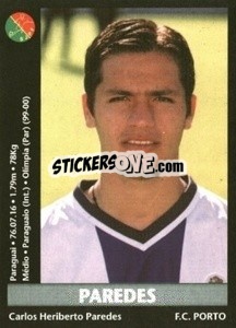 Sticker Paredes - Futebol 2000-2001 - Panini