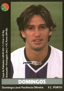 Sticker Domingos - Futebol 2000-2001 n. 31 - Panini