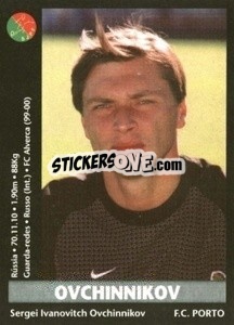Sticker Ovchinnikov - Futebol 2000-2001 - Panini