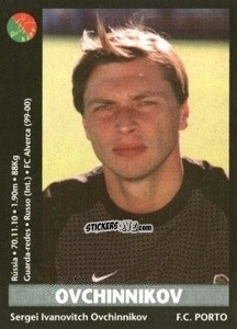 Cromo Ovchinnikov - Futebol 2000-2001 - Panini