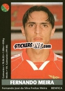 Sticker Fernando Meira - Futebol 2000-2001 - Panini