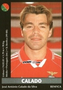 Sticker Calado - Futebol 2000-2001 n. 43 - Panini