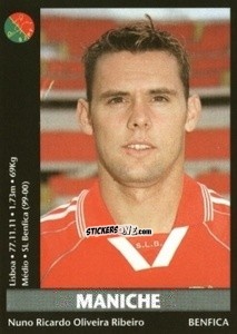 Sticker Maniche - Futebol 2000-2001 n. 45 - Panini
