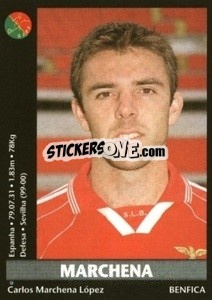 Sticker Marchena - Futebol 2000-2001 n. 47 - Panini