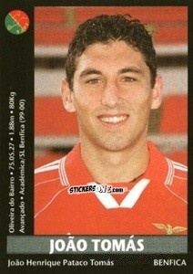 Sticker Joao Tomas - Futebol 2000-2001 n. 49 - Panini