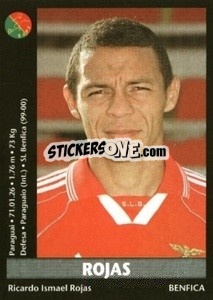 Sticker Rojas - Futebol 2000-2001 n. 50 - Panini