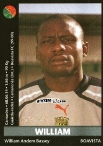 Cromo William - Futebol 2000-2001 n. 55 - Panini