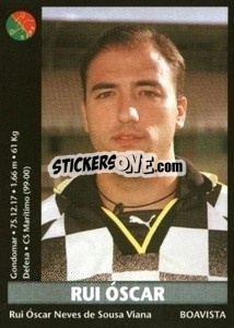 Cromo Rui Oscar - Futebol 2000-2001 - Panini