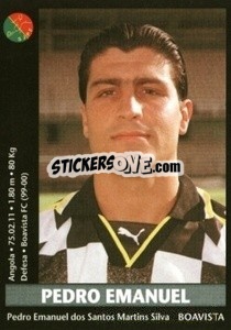 Cromo Pedro Emanuel - Futebol 2000-2001 - Panini