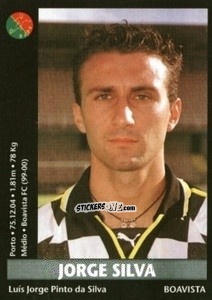 Sticker Jorge Silva - Futebol 2000-2001 n. 59 - Panini