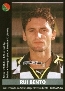 Sticker Rui Bento - Futebol 2000-2001 - Panini