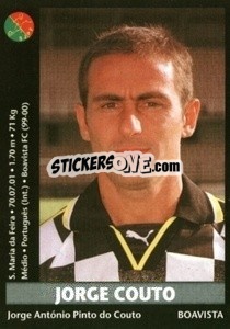 Cromo Jorge Couto - Futebol 2000-2001 - Panini