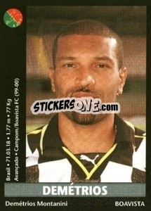 Sticker Demétrios - Futebol 2000-2001 - Panini
