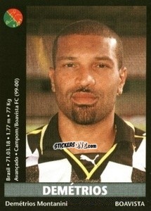 Figurina Demétrios - Futebol 2000-2001 - Panini