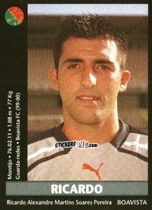 Sticker Ricardo - Futebol 2000-2001 n. 72 - Panini