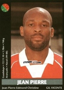 Sticker Jean Pierre - Futebol 2000-2001 n. 78 - Panini
