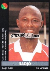 Sticker Sadjo - Futebol 2000-2001 - Panini