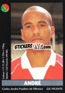Sticker Andre - Futebol 2000-2001 - Panini