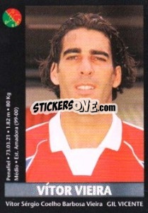 Cromo Vitor Vieira - Futebol 2000-2001 - Panini