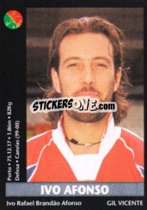 Sticker Ivo Afonso - Futebol 2000-2001 - Panini