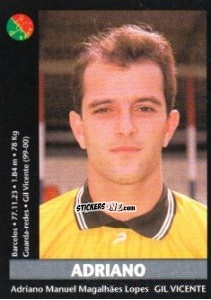 Sticker Adriano - Futebol 2000-2001 n. 90 - Panini