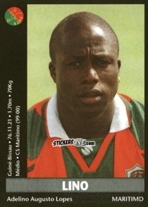 Sticker Adelino Augusto Lopes Lino - Futebol 2000-2001 n. 92 - Panini