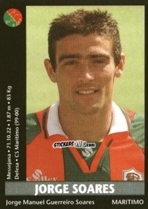 Sticker Jorge Soares - Futebol 2000-2001 n. 94 - Panini
