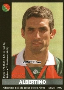 Sticker Albertino - Futebol 2000-2001 n. 95 - Panini