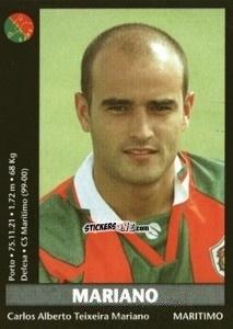 Sticker Mariano - Futebol 2000-2001 n. 97 - Panini
