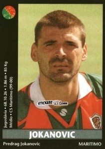 Figurina Jokanovic - Futebol 2000-2001 - Panini