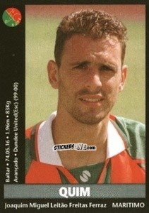 Sticker Quim - Futebol 2000-2001 n. 106 - Panini