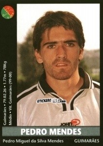 Sticker Pedro Miguel Da Silva Mendes - Futebol 2000-2001 n. 110 - Panini