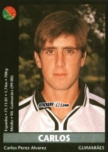 Sticker Carlos - Futebol 2000-2001 n. 125 - Panini