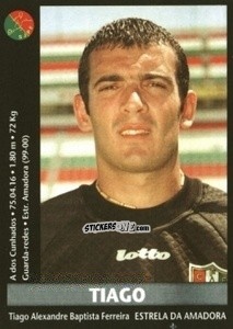 Sticker Tiago Alexandre Baptista Ferreira - Futebol 2000-2001 n. 127 - Panini