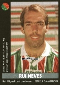Figurina Rui Neves - Futebol 2000-2001 n. 128 - Panini