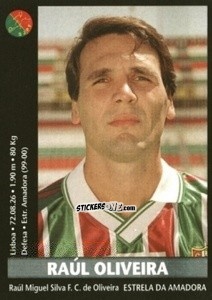 Figurina Raul Oliveira - Futebol 2000-2001 n. 131 - Panini