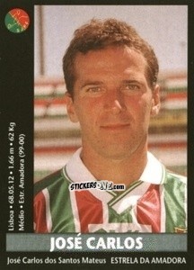 Figurina Josè Carlos Dos Santos Mateus - Futebol 2000-2001 n. 132 - Panini