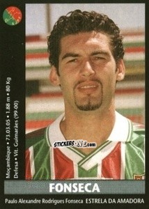 Sticker Fonseca - Futebol 2000-2001 n. 136 - Panini