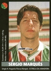 Figurina Sergio Marques - Futebol 2000-2001 n. 138 - Panini