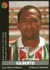 Sticker Gilberto - Futebol 2000-2001 - Panini