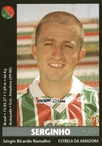 Figurina Serginho - Futebol 2000-2001 n. 142 - Panini