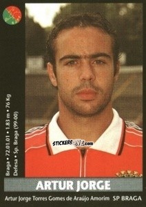 Figurina Artur Jorge - Futebol 2000-2001 - Panini