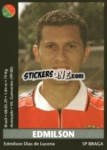 Sticker Edmilson - Futebol 2000-2001 - Panini