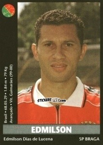 Sticker Edmilson - Futebol 2000-2001 n. 157 - Panini