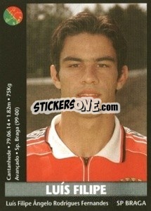Sticker Luis Filipe - Futebol 2000-2001 - Panini