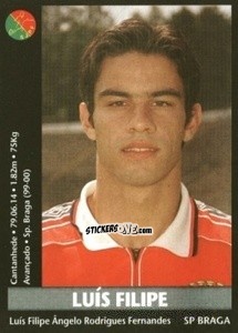 Cromo Luis Filipe - Futebol 2000-2001 - Panini