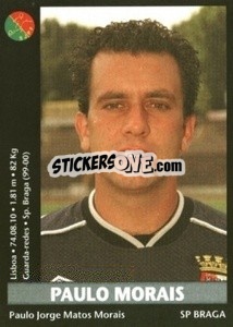 Cromo Paulo Morais - Futebol 2000-2001 - Panini