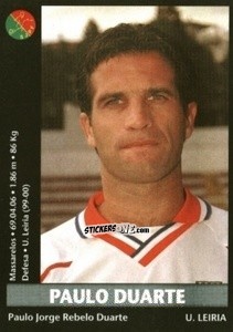 Sticker Paulo Duarte - Futebol 2000-2001 n. 167 - Panini